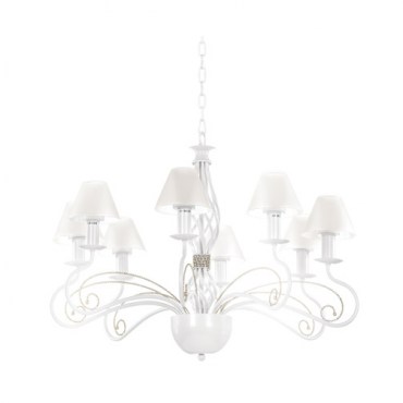 Люстра Lightstar 782080 ESEDRA 8х40W E14 White